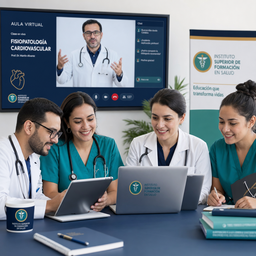 Profesionales de la salud argentinos en el aula virtual de +MS SALUD