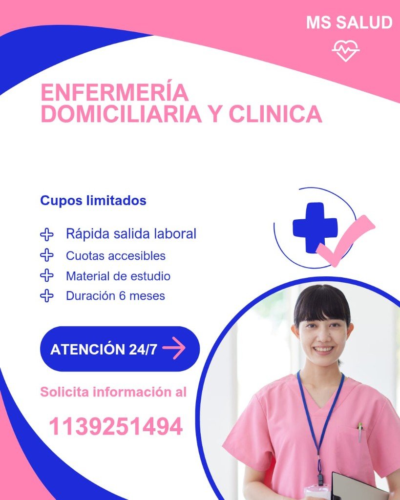 Enfermería domiciliaria y clínica